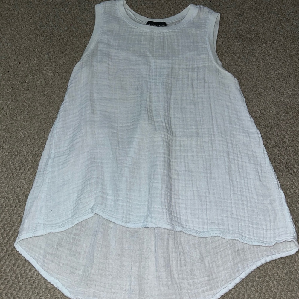 Micheal stars gauze tank top